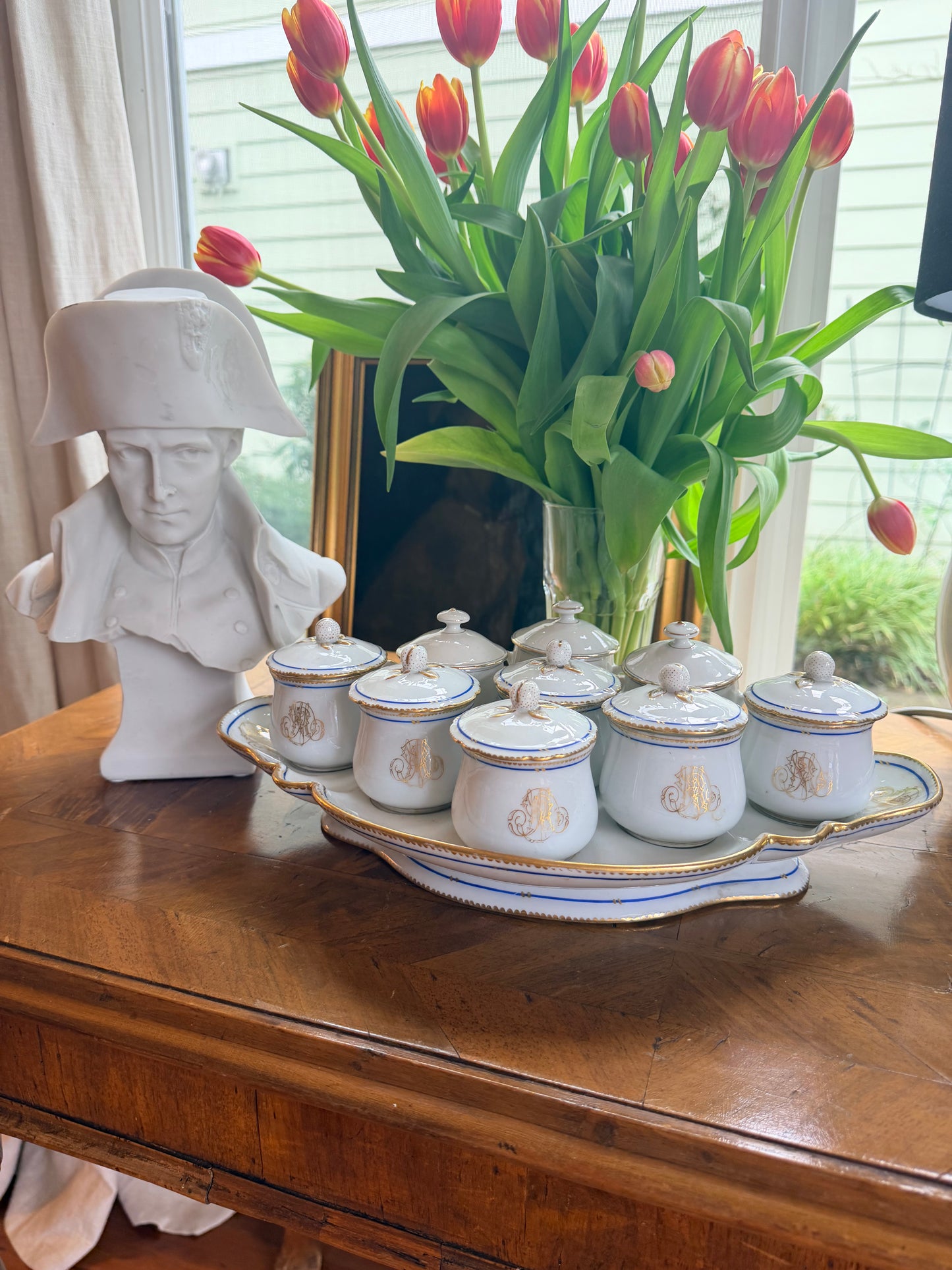 Palais Royal Pot de Crème Set | Paris, Early–Mid 1800s