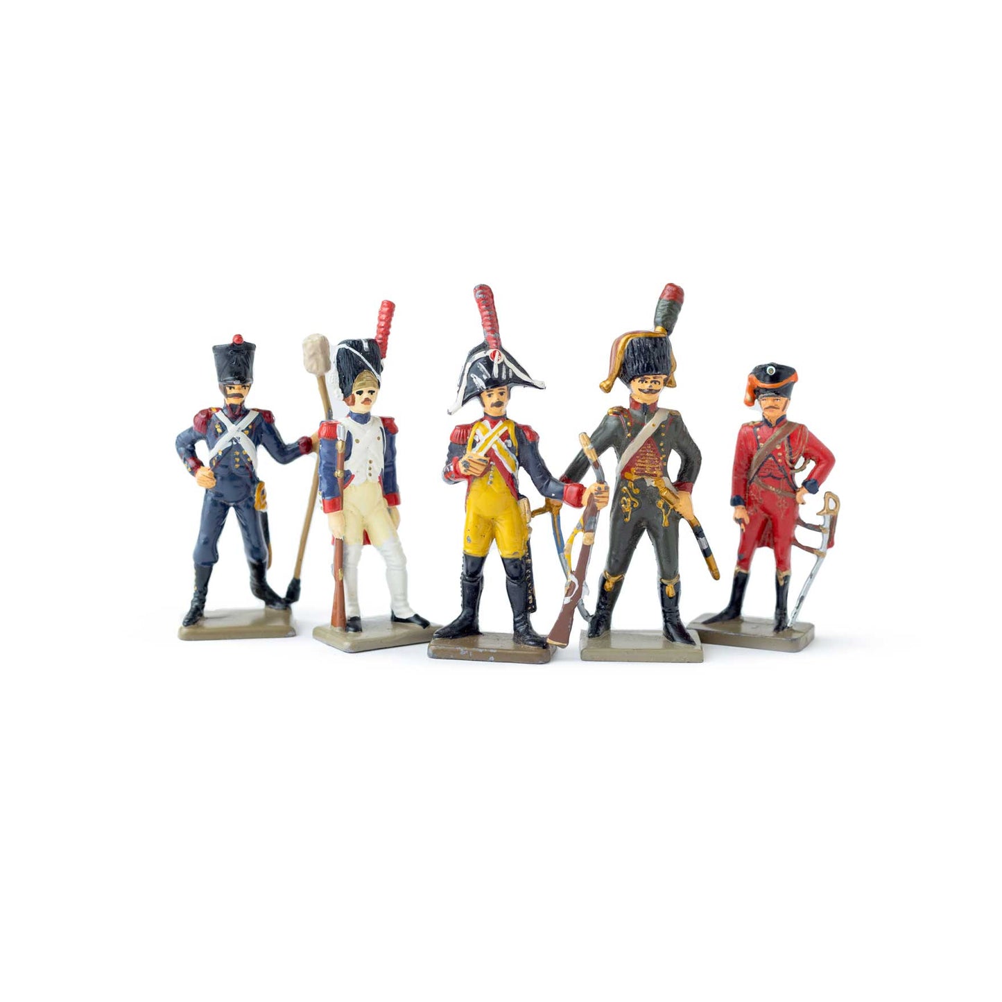 delightfully hand-painted, metal Starbux toy soldiers