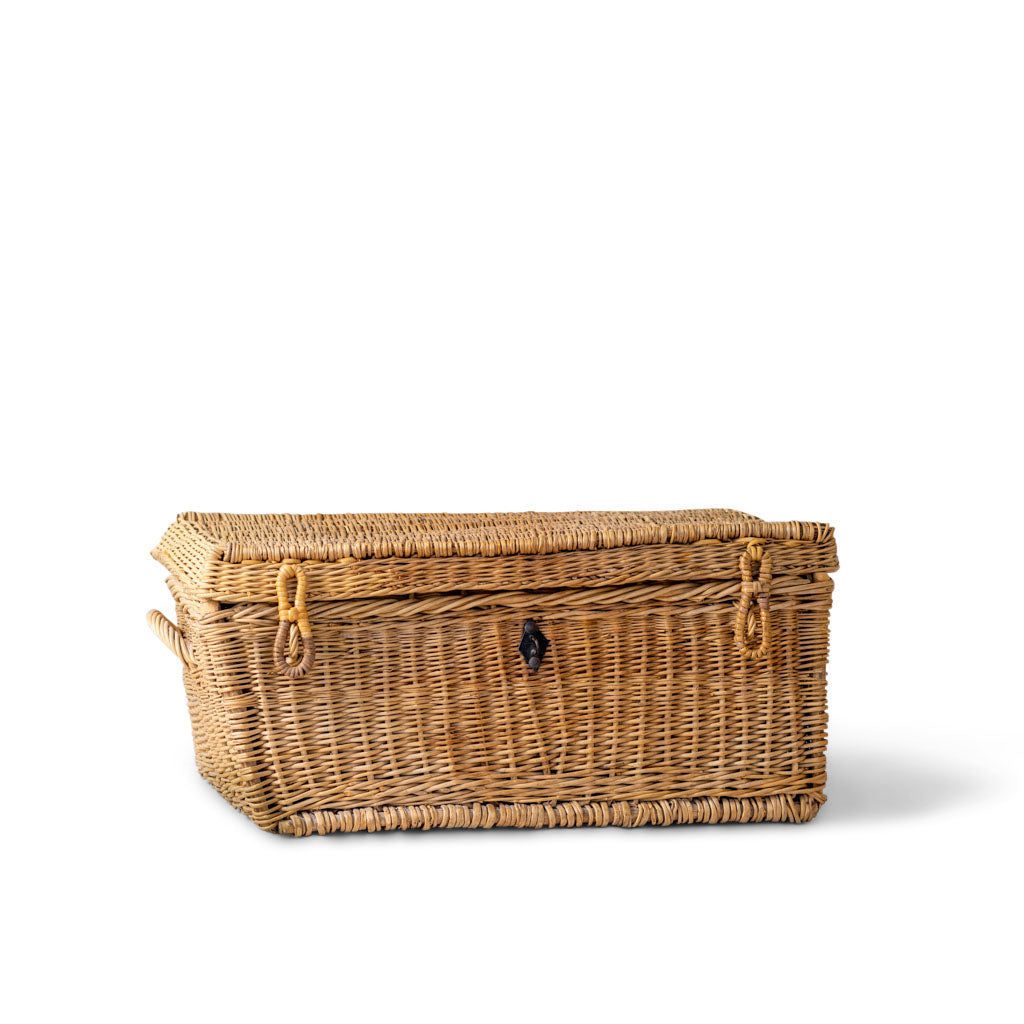 Vintage Fisherman’s Wicker Trunk
