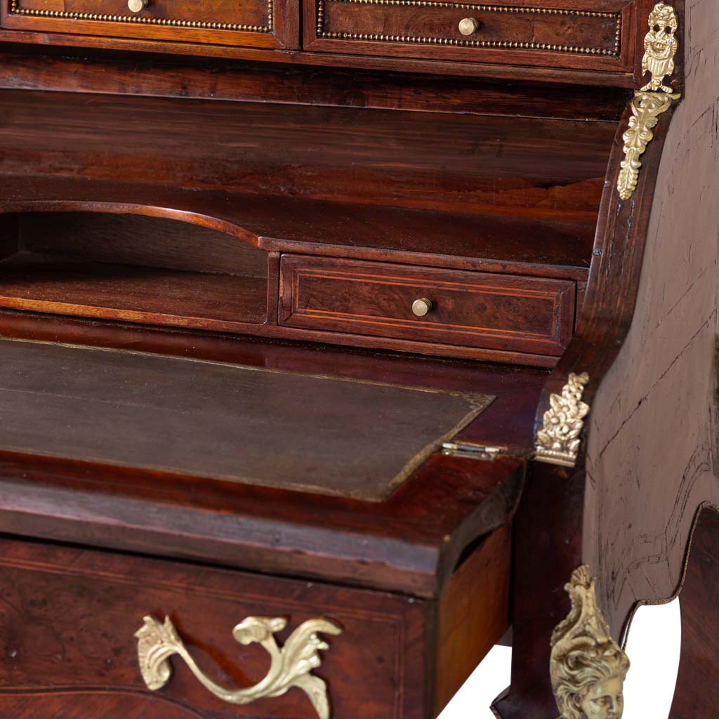 Rare Find: 1830’s French Louis XV Cylinder Secretaire