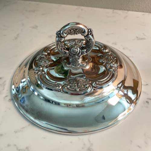 Vintage Silver Ice Bucket | Oneida Floral Design | Trouver