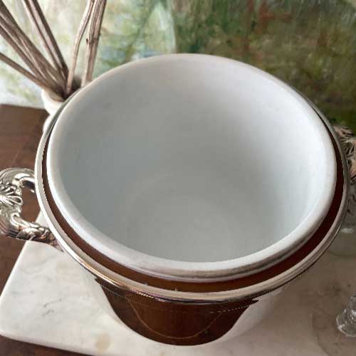 Vintage Silver Ice Bucket | Oneida Floral Design | Trouver