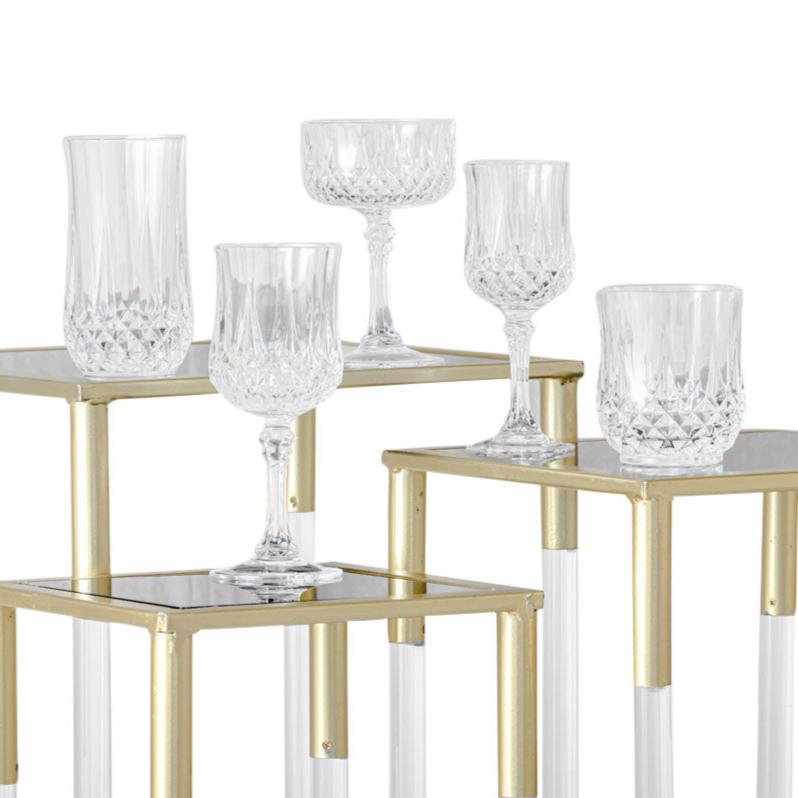 French D'Arques Vintage 24% crystal water glasses