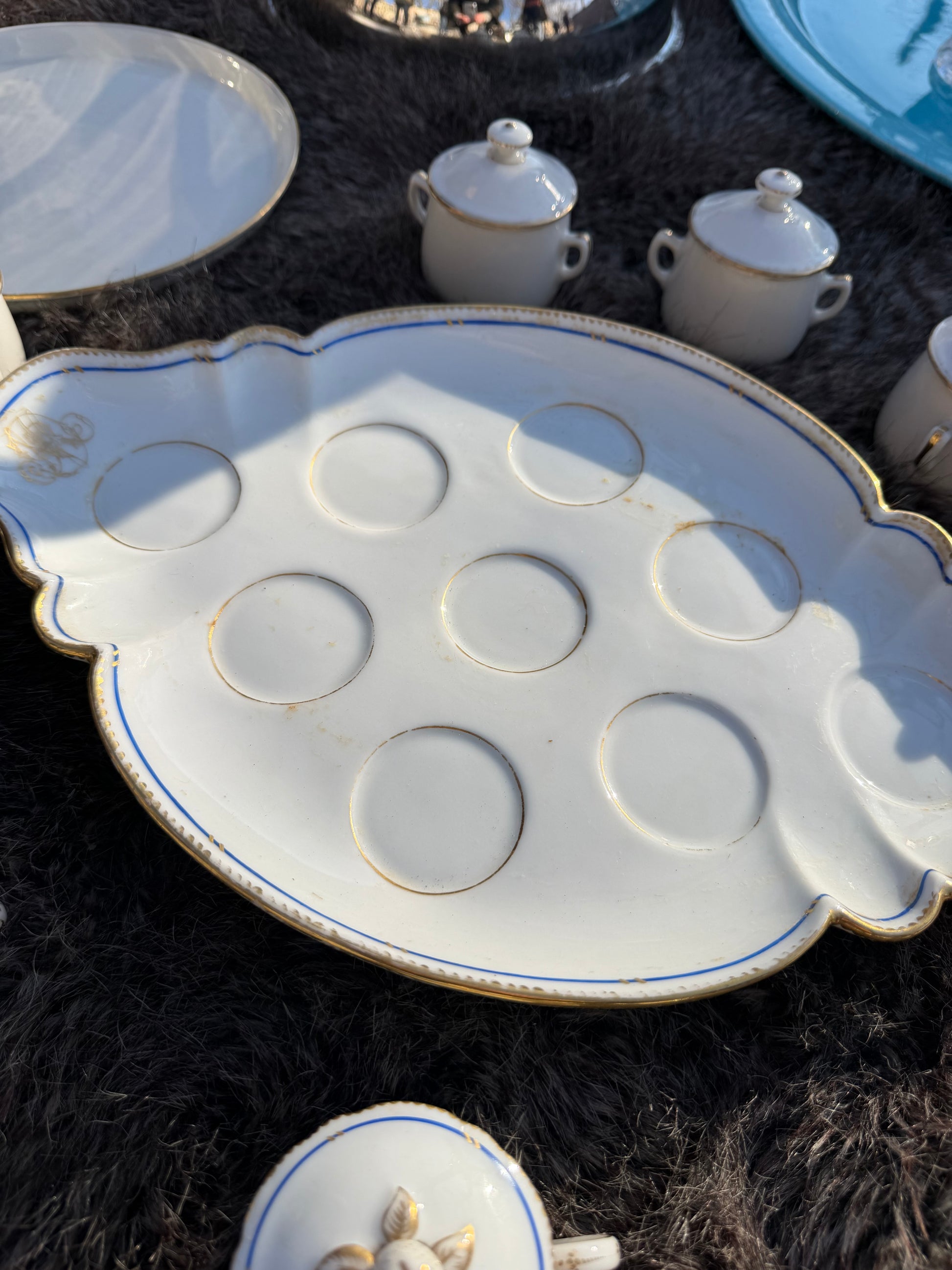  Palais Royal Pot de Crème Set | Paris, Early–Mid 1800s
