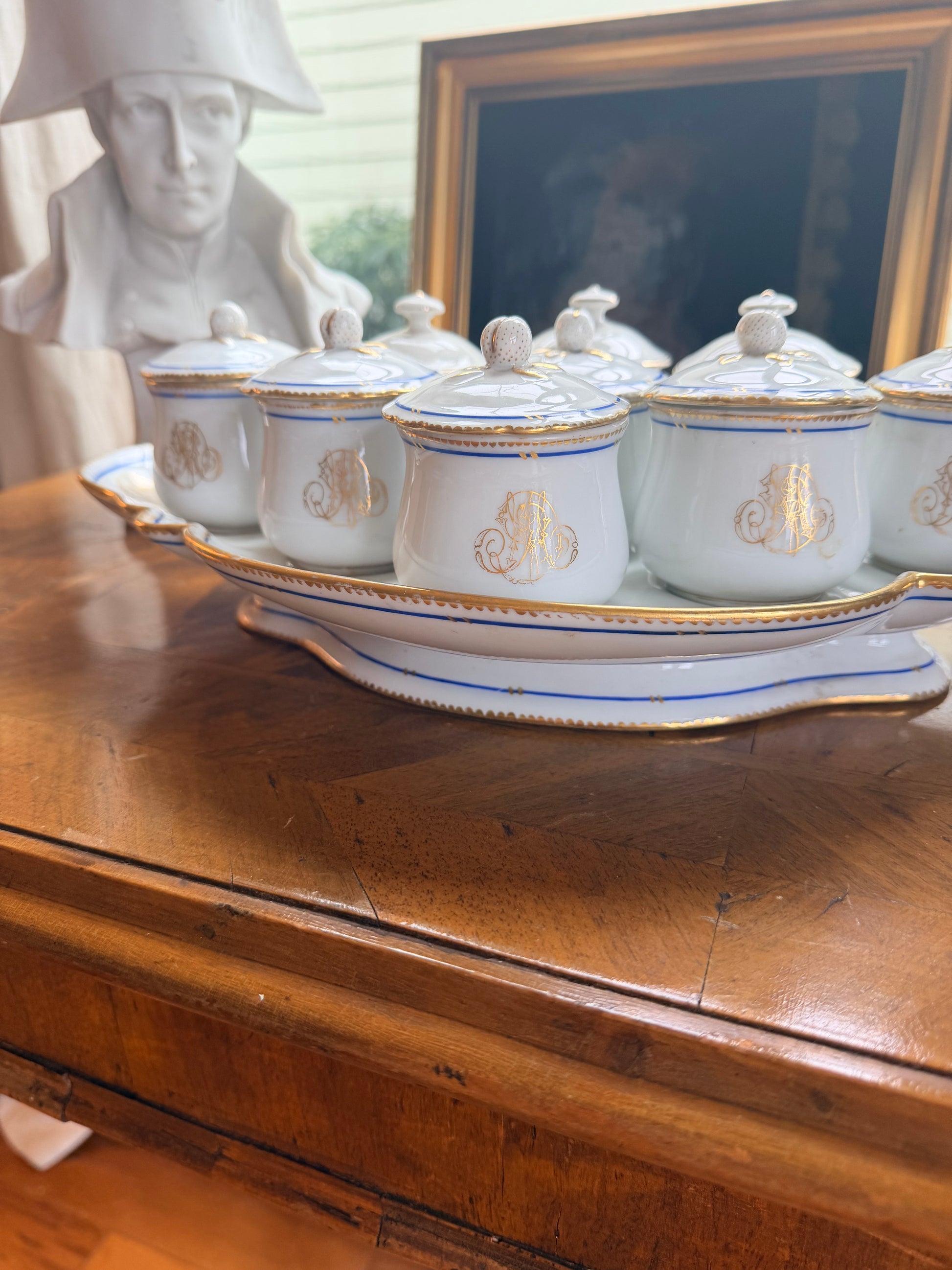 Palais Royal Pot de Crème Set | Paris, Early–Mid 1800s