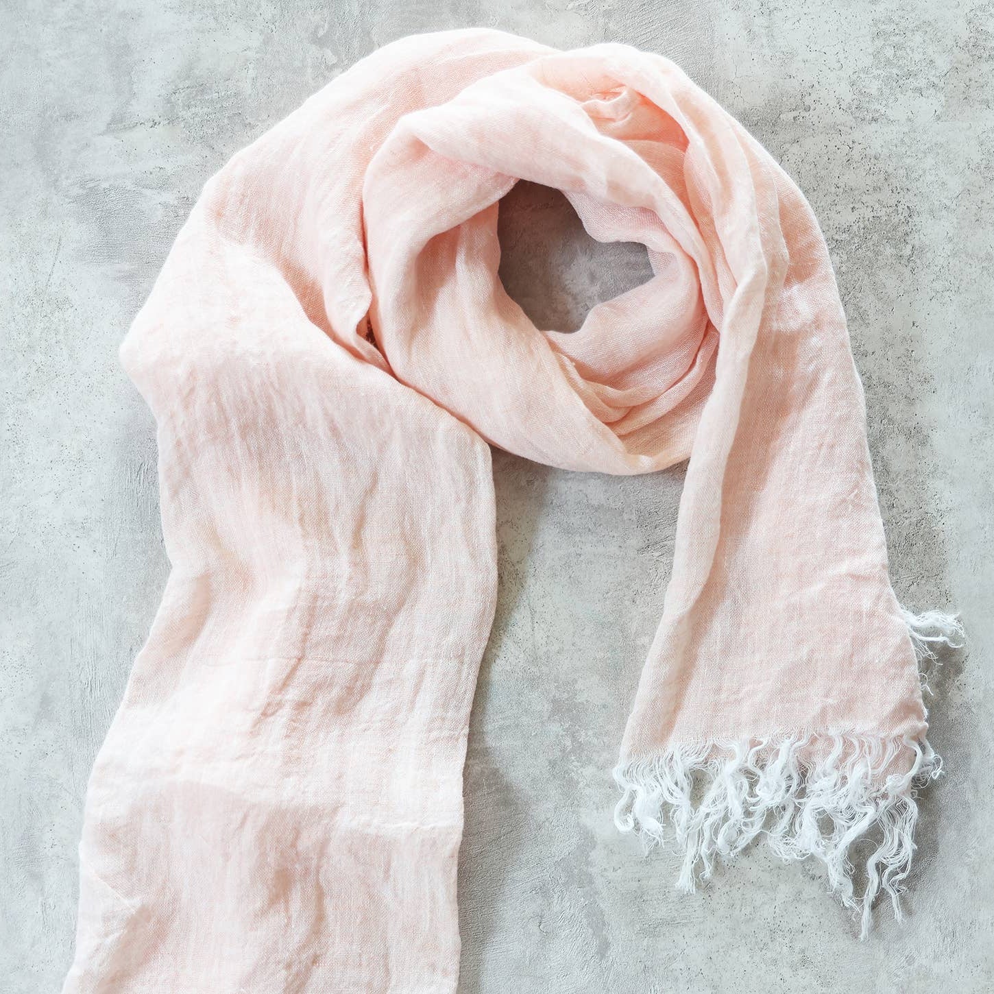 Linen Summer Scarf | Featherlight Shawl | Trouver