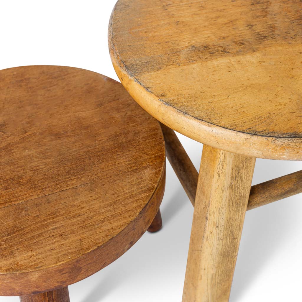 Rustic Antique Three Legged Stool