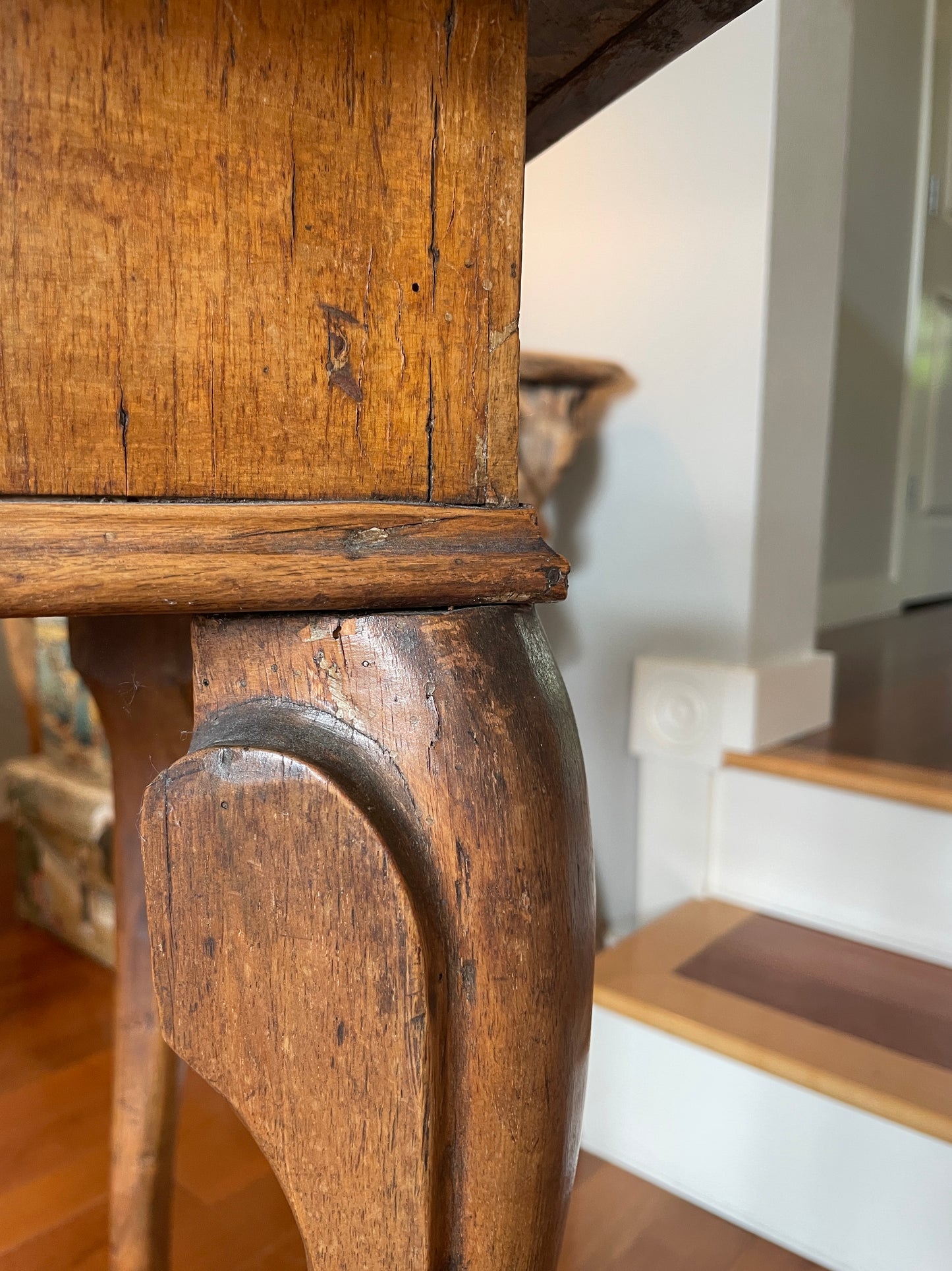 Exquisite Louis XV inspired Northern Italian parquetry side table, c. 1770