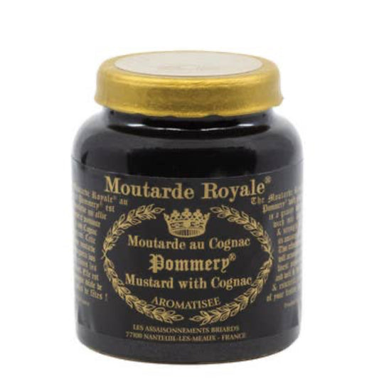 Jar of Moutarde Royale mustard with Cognac 