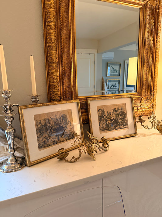 After Rubens' La Chasse a l'Hippopotame, Engraving by Martini 1772