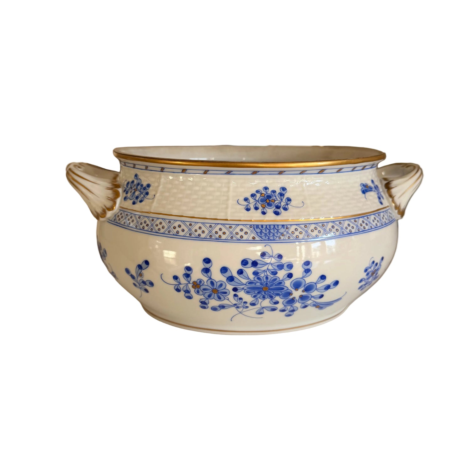 Herend Blue Garden Soup Tureen Compote