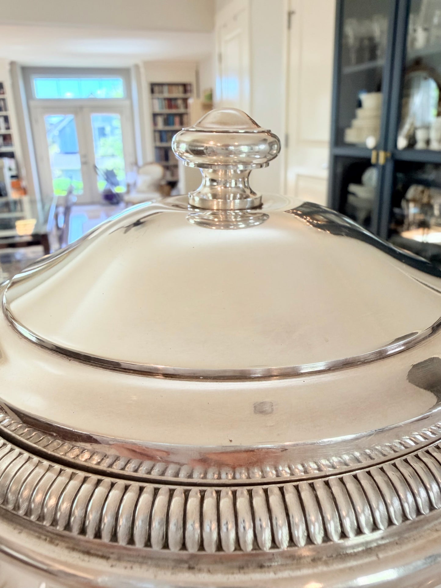 Antique French Silver Plate Ice Bucket | Art Deco Barware from Rouen, c. 1920s–1930s