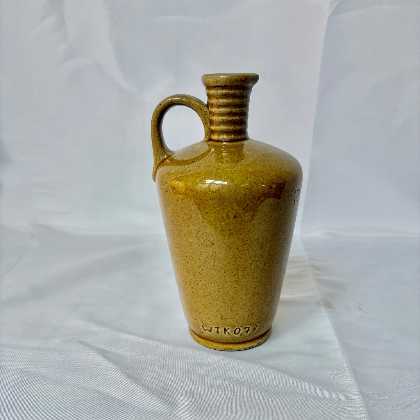 Set of Antique French Pitchers – Calvados, Cider, English Ink Pot, Mustard Glazed Olive Oil