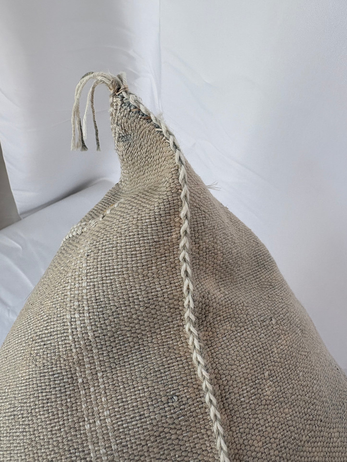Moroccan Handmade Woven Embroidered Pillows - Feather & Down Inserts