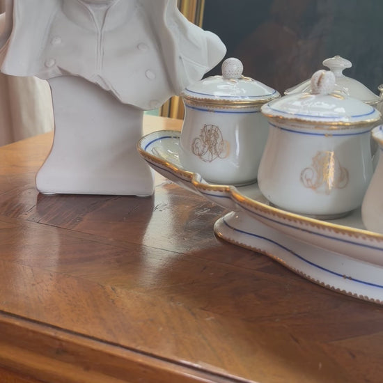 Palais Royal Pot de Crème Set | Paris, Early–Mid 1800s